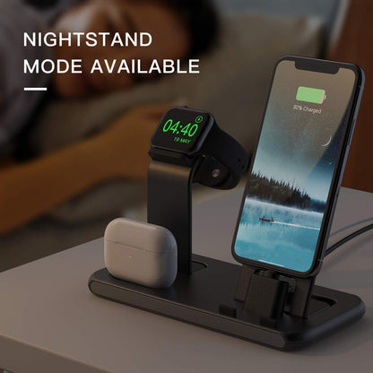 3 in 1 Charging Station for Apple Products, Stand for Apple Watch 7/SE/6/5/4/3/2/1, for Airpods Pro/3/2/1 Charging Dock, Charger Station for Iphone 13/12 Mini/12 Pro Max/11Pro Max/Xs Max/8Plus