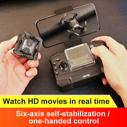 New Mini Drone V2 4K 1080P HD Camera Wifi Fpv Air Pressure Altitude Hold Foldable Quadcopter RC Drone Kid Toy Gift