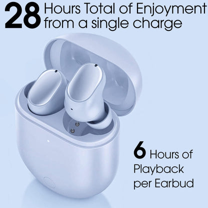 New 2021 Redmi Buds 3 Pro Airdots In-Ear Earbuds, 35Db Smart Noise Cancellation, Dual-Device Connectivity, Wireless Charging, 28Hour Battery, Dual Transparency Mode, Bluetooth 5.2, Glacier Gray