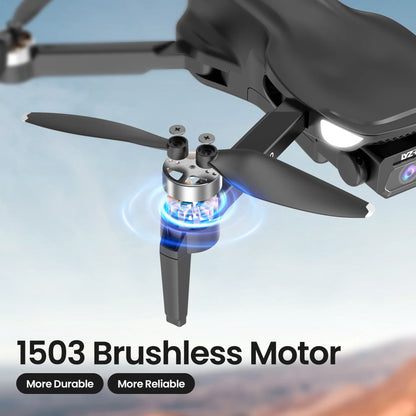 L500 Pro GPS Drone with 4K HD Camera for Adults and Beginners, FPV RC Quadcopter with Brushless Motor, 5G WIFI Transmission, 2 Batteries, Black