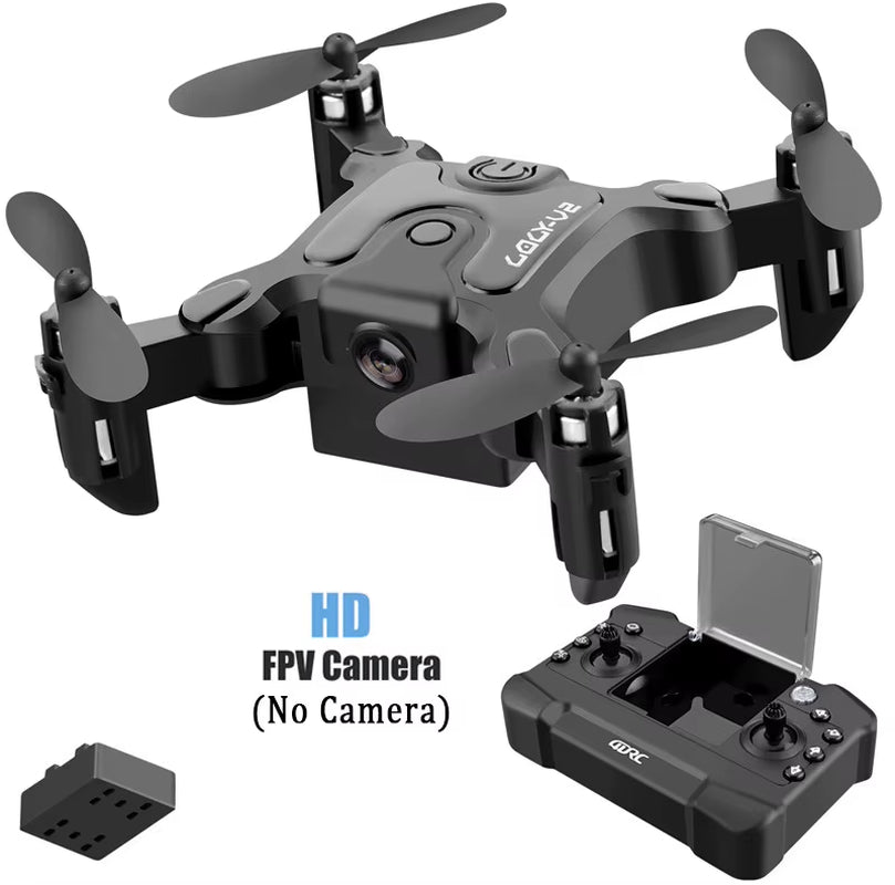 New Mini Drone V2 4K 1080P HD Camera Wifi Fpv Air Pressure Altitude Hold Foldable Quadcopter RC Drone Kid Toy Gift